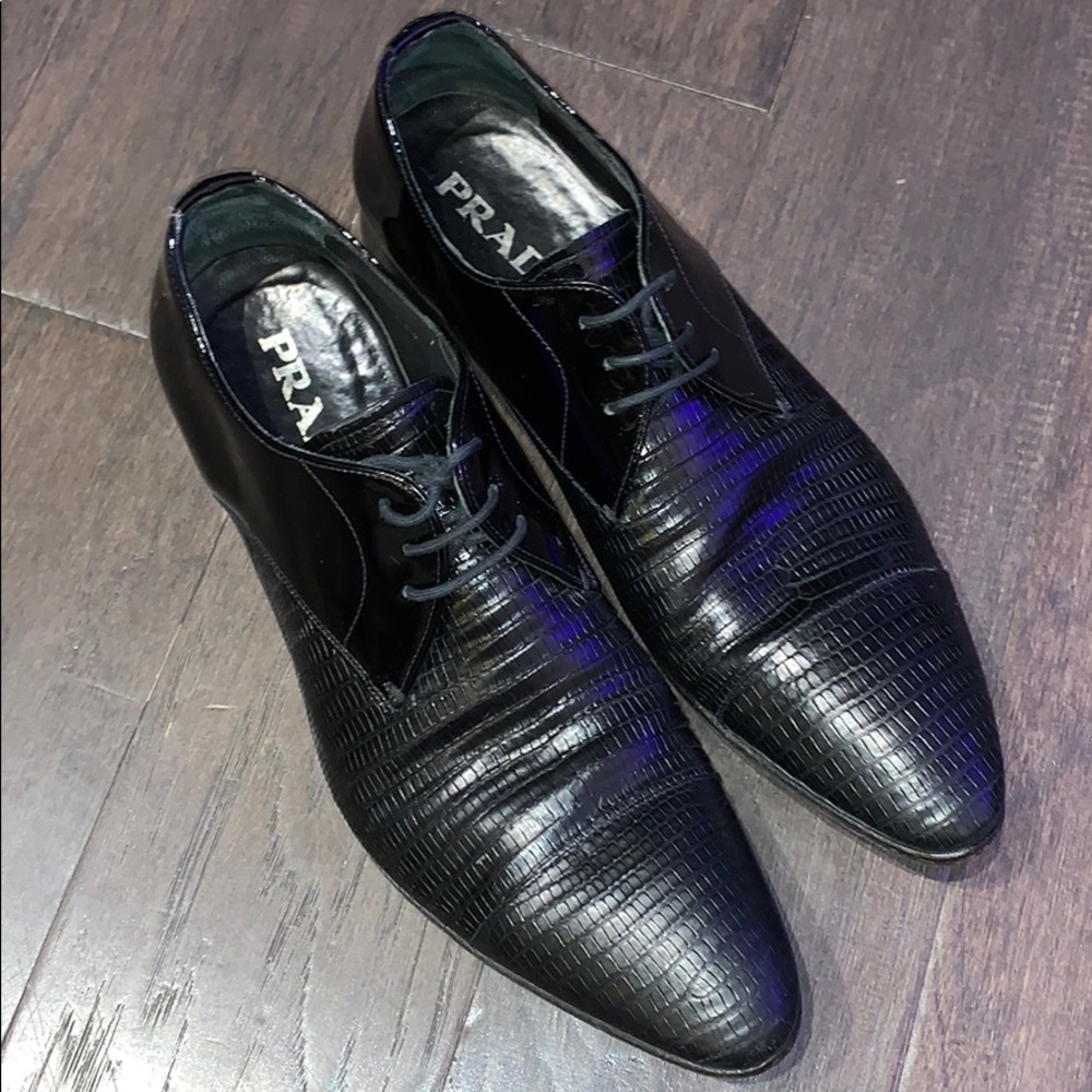 Prada Lace Up Shoes
